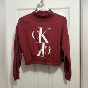 Calvin Klein Cropped Sweatshirt / Pullover